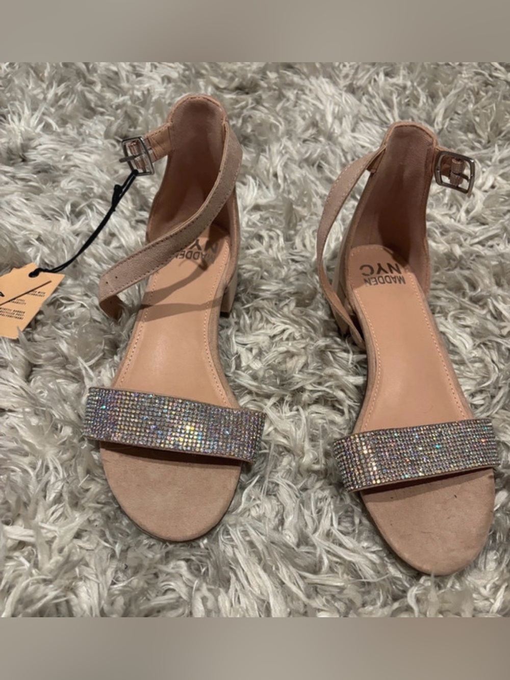 Madden NYC Heeled Sandals Girls Size 3 NWT